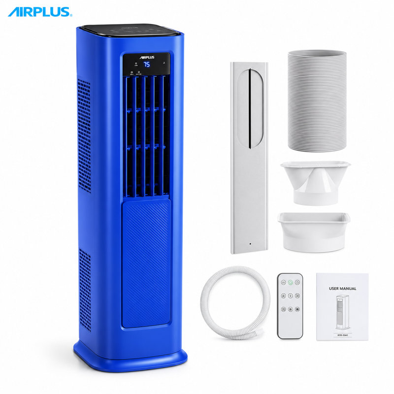 AIRPLUS Portable Air Conditioner 12000 BTU with Heat, 4-in-1 AC